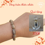 VÒNG TRẦM HƯƠNG THIÊN NHIÊN DẠNG THO TỰ NHIÊN CAO CẤP